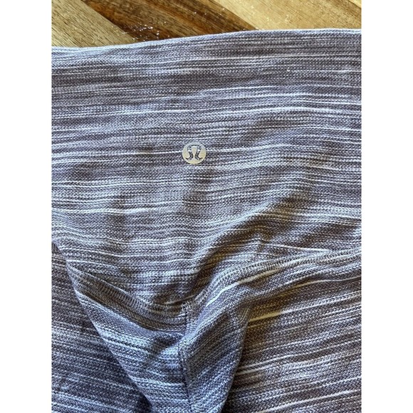 LULULEMON Heathered Grey High Rise‎ 3/4 Length Leggings Size 6 Capri - Picture 4 of 6
